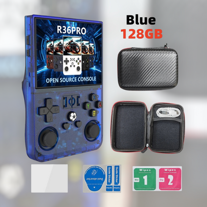 BOLT Retro Adventure Handheld Gaming Console™ R36Pro Includes: